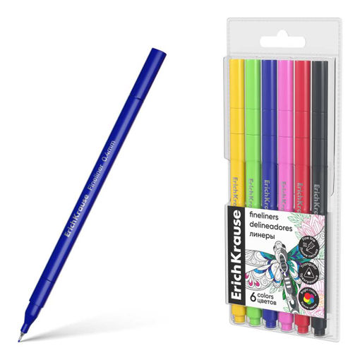 Picture of ERICHKRAUSE ART SPIRIT FINELINERS X6 PACK